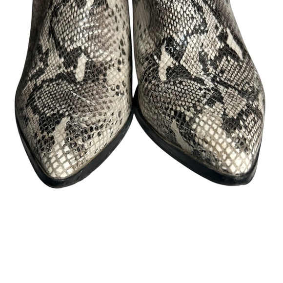Tony Bianco Snakeskin Booties Womens Sz 8 - Picture 8 of 13